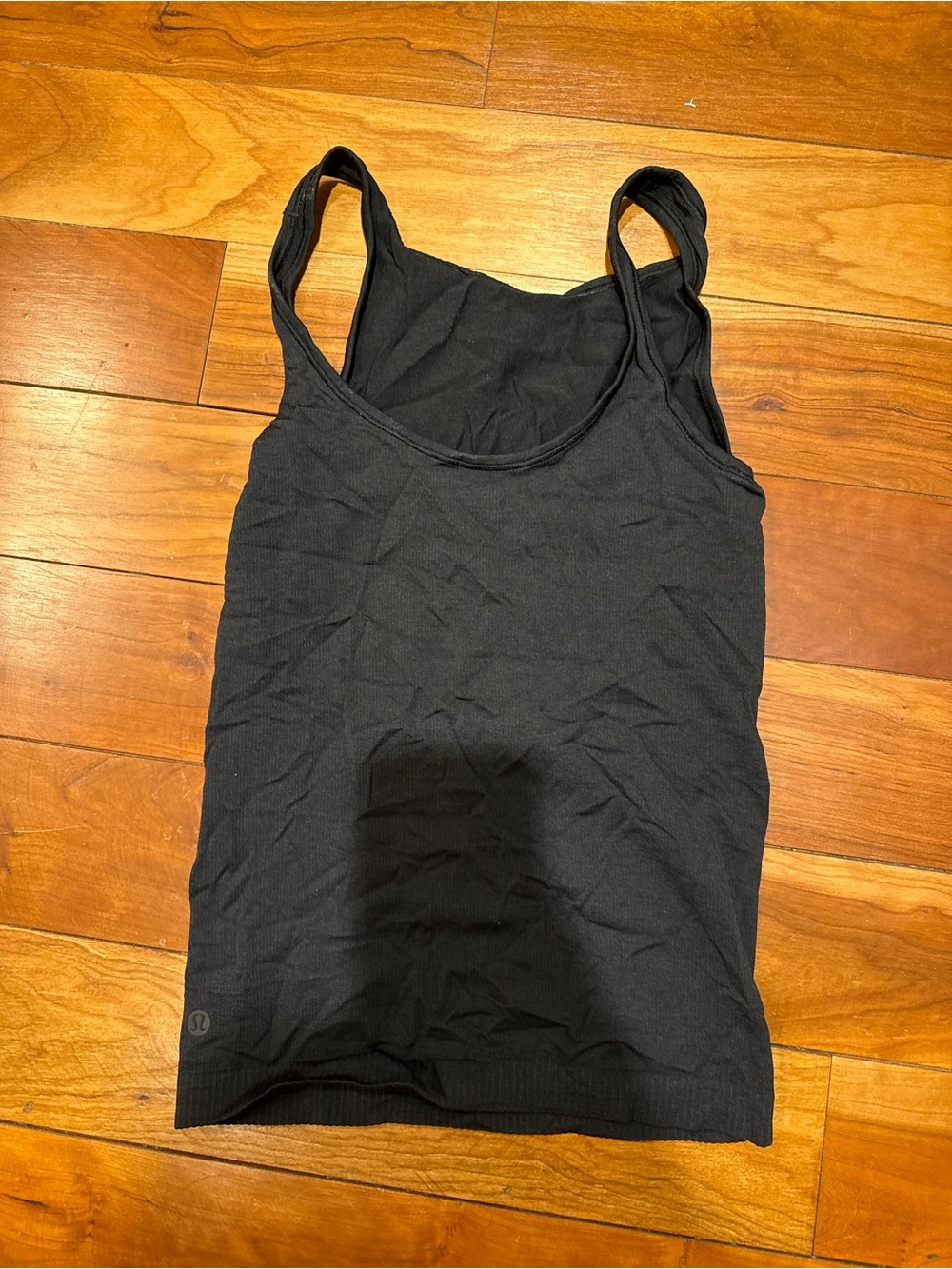 Lululemon ribbed Black Women's Tank Top - Classic Scoop back